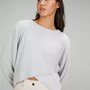 Lululemon reversible crossover sweater nwt 6